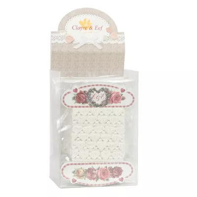 Clayre & Eef Schmuckborte weiß 85 cm