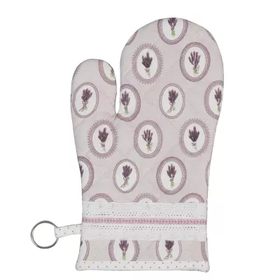 Clayre & Eef Ofenhandschuh Flieder