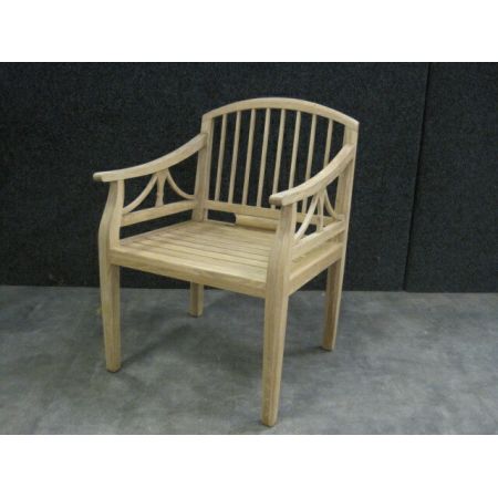 Oak Bank - Bench with arm