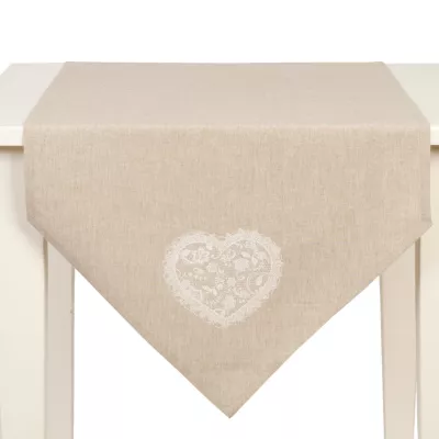 Clayre & Eef Tischläufer 50x160 Lace with Love