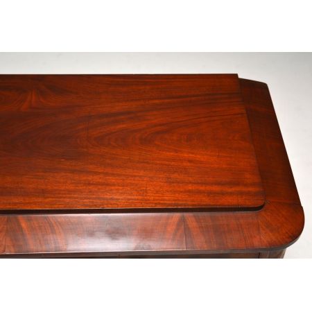 Großer Antiker William IV Mahogany Chest of Drawers