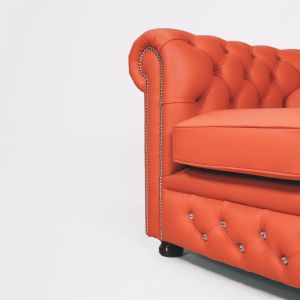 Chesterfield Ledersessel, Original englischer "London Classic" Sessel