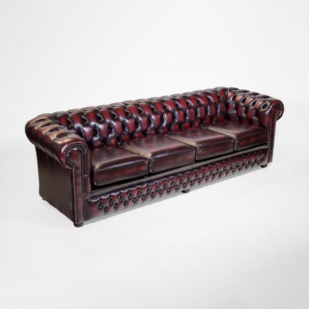 "London Classic" 4-Sitzer Original englisches Chesterfield Sofa