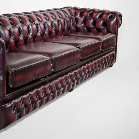 "London Classic" 4-Sitzer Original englisches Chesterfield Sofa