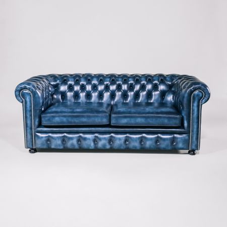 "London Classic" 3-Sitzer Original englisches Chesterfield Sofa