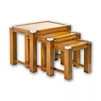 Marine Campagne Nest of Tables, 64 x 63 x 50cm