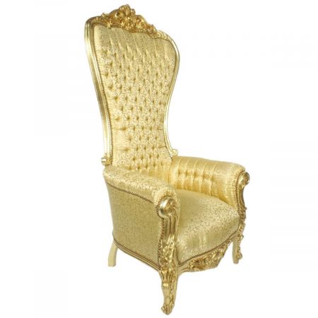 Morris Barock Hochzeitssessel Gold