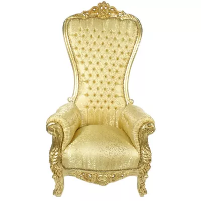 Morris Barock Hochzeitssessel Gold
