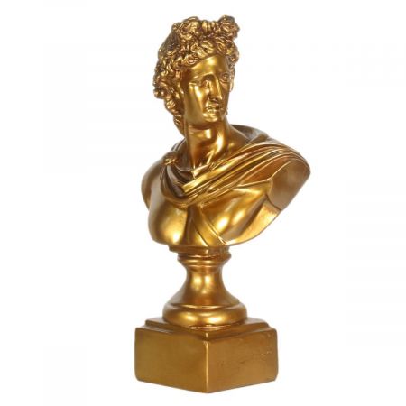 Morris Barock Büste Aristokrat in Gold