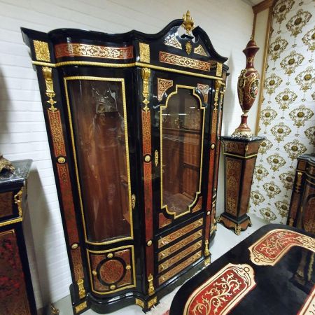 Morris Barock-Esszimmergarnitur Boulle Komplett-Set