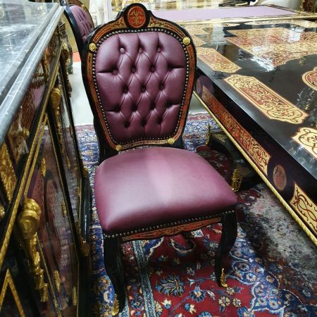 Morris Barock-Esszimmergarnitur Boulle Komplett-Set