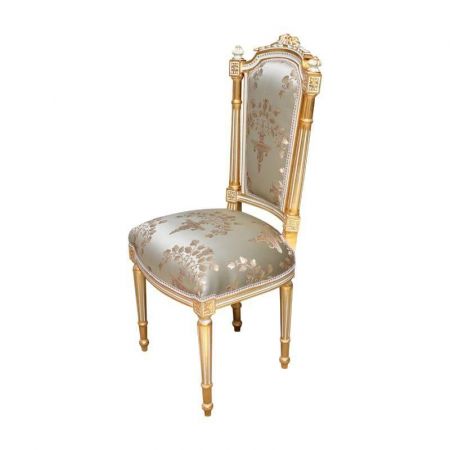 Morris Barock-Esszimmerstuhl Gold