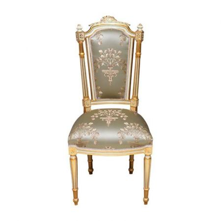 Morris Barock-Esszimmerstuhl Gold