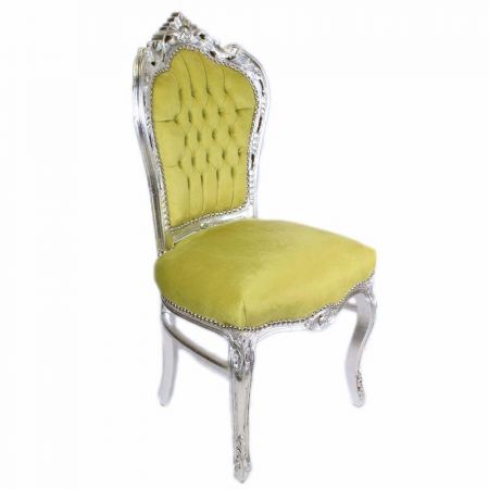 Morris Barock Stuhl Lemon Silber