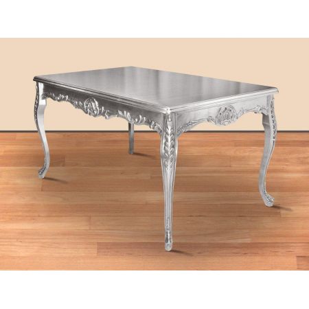 Morris Barock-Esstisch Silber