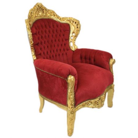 Morris Barock Roter Stoff Scarlet