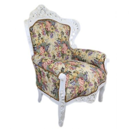 Morris Barock White Flower