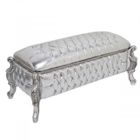 Morris Barock Silber Bettkasten