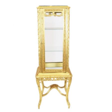 Morris vergoldete Barock-Vitrine