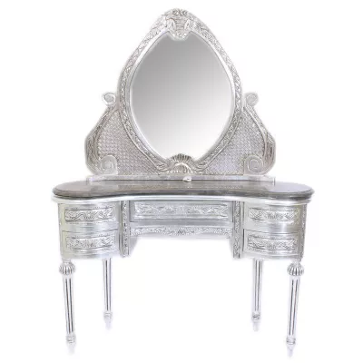 Morris Barock-Spiegelkommode Silber