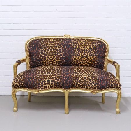 Morris Barock Gold-Panther Kindersofa