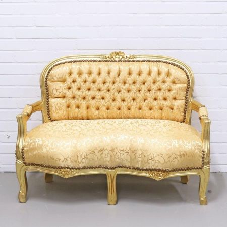 Morris Barock Gold / Hundesofa