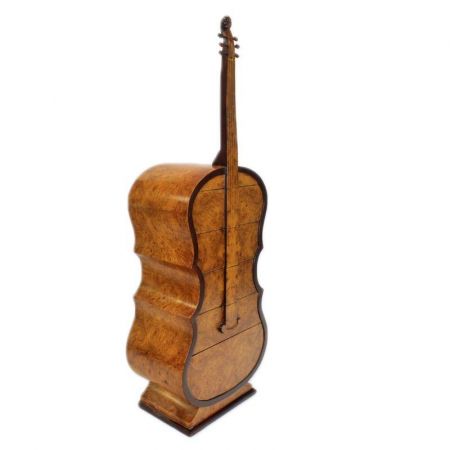Morris Barock Kommode Viola da Gamba Mahagoni