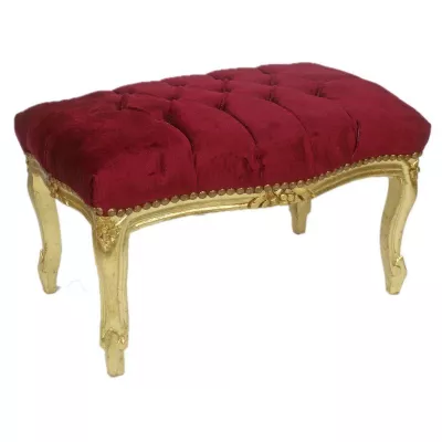 Morris Barock-Hocker Gold-Ruby