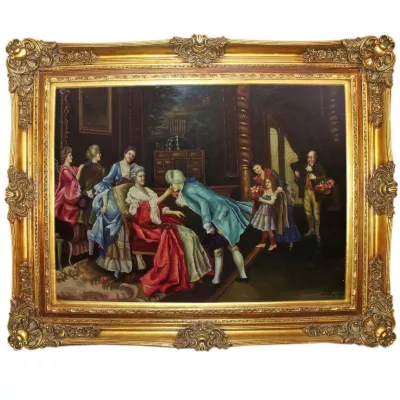 Morris Barock Bild Handkuss