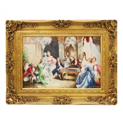 Morris Barock Bild Piano Mann