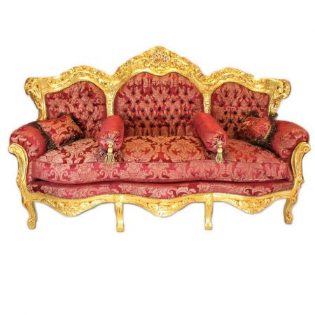 Morris Barock Gold-Bordeaux Set