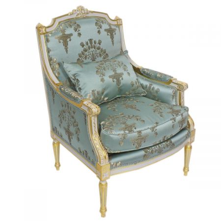 Morris barock blue sofa set