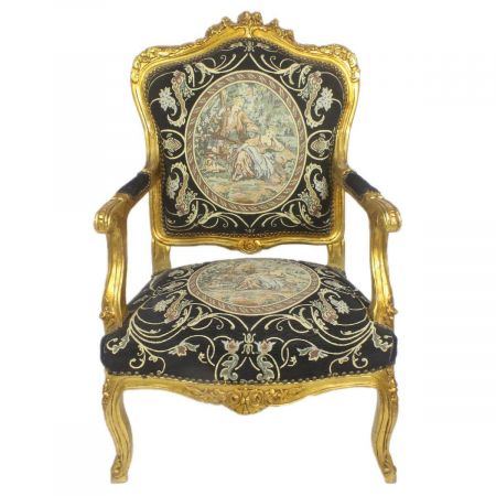 Morris Barock Schwarz-Gold Lorraine set