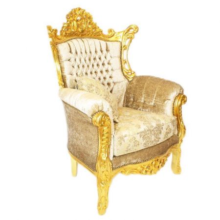 Morris Barock Gold Elyse 3 sitzer set