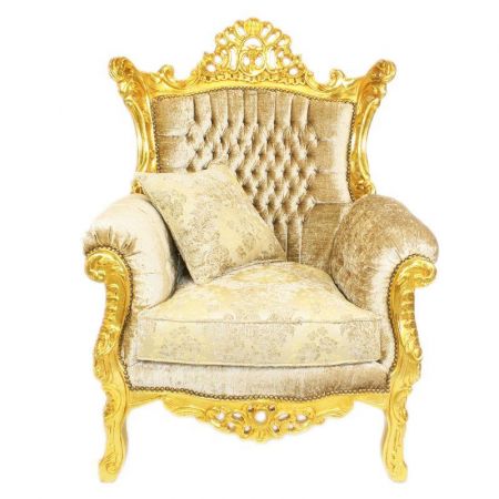 Morris Barock Gold Elyse 3 sitzer set
