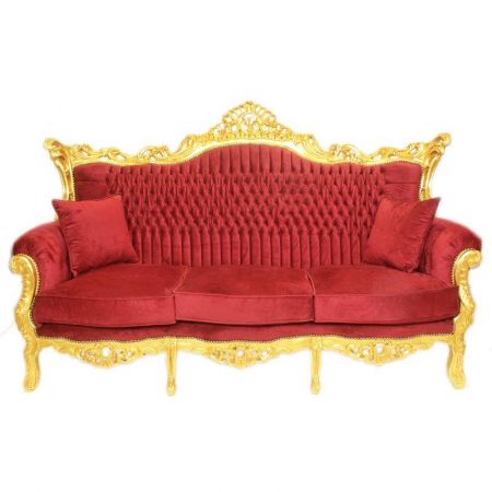 Morris Barock Gold-Bordeaux Set