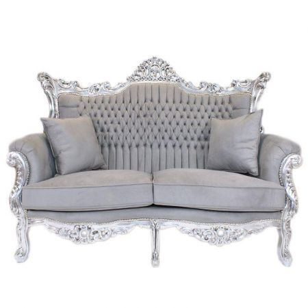 Morris Barock Elysee Silber-Grau 3er set