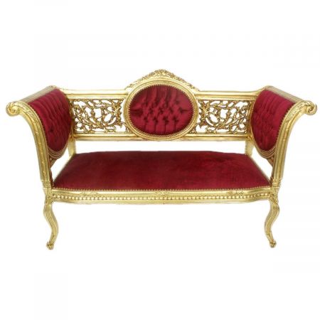 Morris Barock Gold-Bordeaux Bank