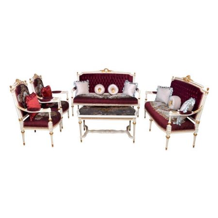 Morris Barock 5er set Red Royal