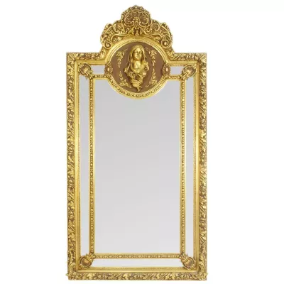 Morris Barock-Ganzkörperspiegel Maria Gold (L)