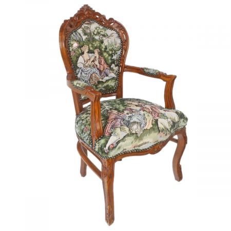 Morris Barock Armlehne Stuhl Motiv