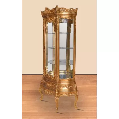 Morris Barock-Vitrine Bronze
