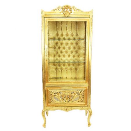 Morris vergoldete Barock-Vitrine