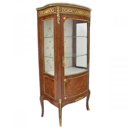 Morris Barock-Vitrine Rustikal-Weiß