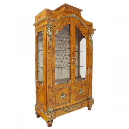 Morris gläserne Barock-Vitrine Royale-Gold Large