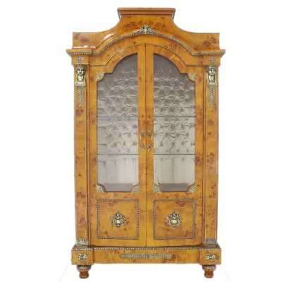 Morris gläserne Barock-Vitrine Royale-Gold Large