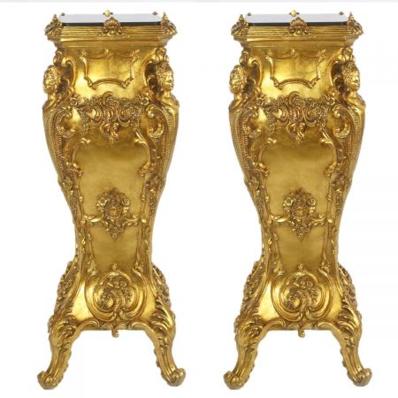 Morris Barock-Säulen in Gold