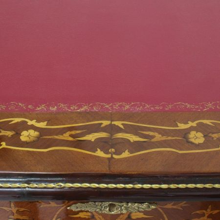 Morris Barock-Schreibtisch Bordeaux