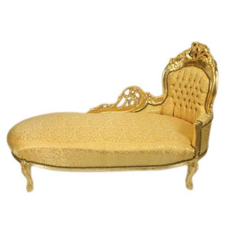 Morris Barock Chaiselongue Gold