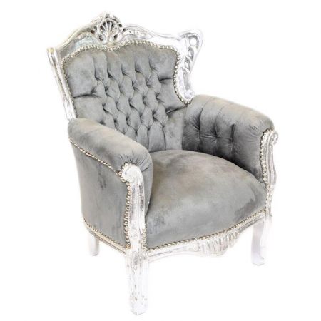 Morris Barock Silber-Grau Kinderstuhl